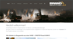 Desktop Screenshot of christof-brand.de